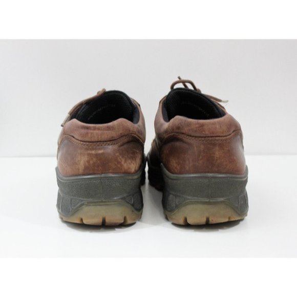Ecco Men Shoes Track 25 Gore Tex Arch Support Comfort Leather - Picture 3 of 11